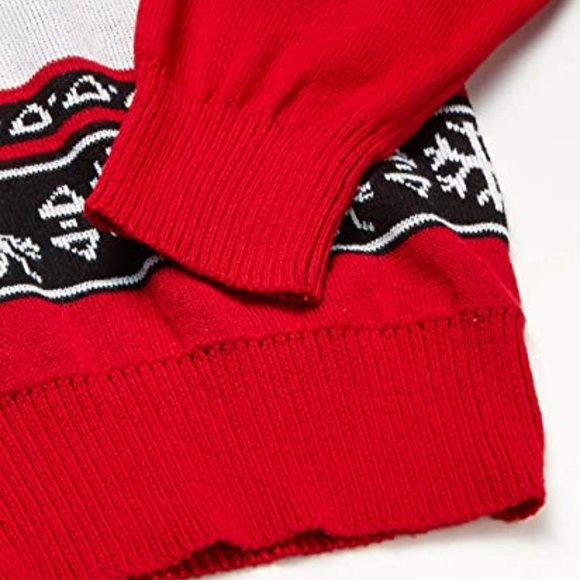 Size Large Men's Ugly Christmas Sweater Red Funny Santa Centaur - Picture 3 of 3